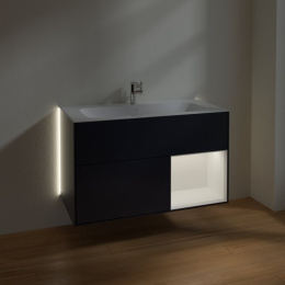 Villeroy Boch Finion G040MTHG Тумба под раковину 996х498 мм (white matt/midnight blue matt)