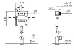 Фото Скрытый бачок Vitra (742-1740-01)