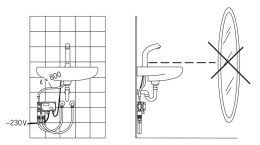 Фото Электронный/бесконтактный смеситель для раковины Oras ELECTRA 6104