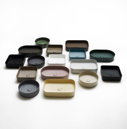 Ceramica CIELO Shui Comfort SHCOLAT40 TL - Раковина накладная Ø 40 см Talco