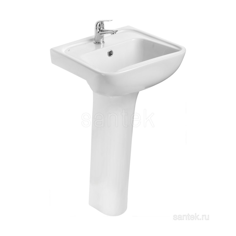 Раковина Santek Лонги 450х420 отверстие под смеситель 1WH501753