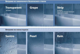Шторка для ванны Ravak Supernova (40VV0102ZG)