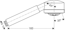 Ручной душ Hansgrohe Axor Uno² 38850000 Ручной душ (хром)