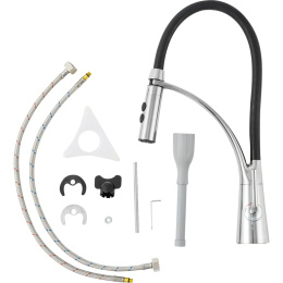 Фото Смеситель для кухни Paini Barolo A9CR557LMKM хром