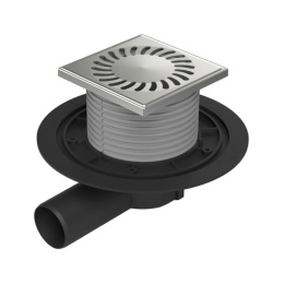 Фото Душевой трап с решеткой PAINI 125х125 381A хром