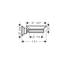 Мыльница 42033000 Hansgrohe Axor Montreux