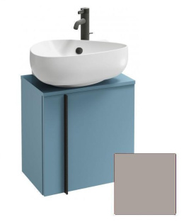 Тумба под раковину Jacob Delafon Nouvelle Vague 45 см, EB3045D-G72, цвет белая глина глянцевый, прав