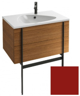 Тумба под раковину Jacob Delafon Nouvelle Vague 80 см, EB3030-S08, цвет - темно-красный сатин