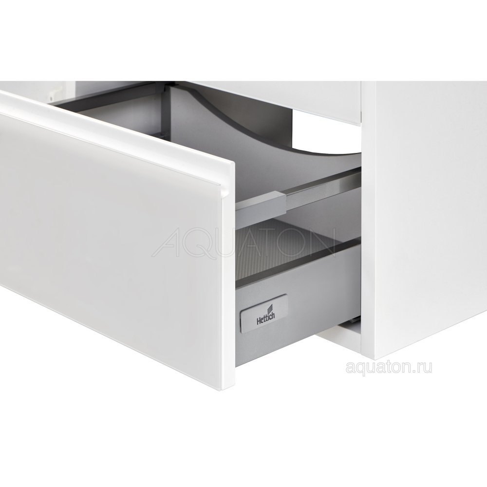 Тумба под раковину Aquaton Римини 60 белый глянец 1A226601RN010 NEW