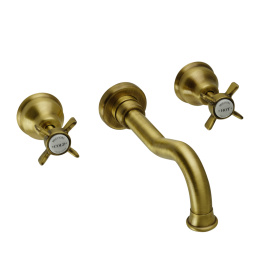 Фото Migliore Princeton 19348 Смеситель для раковины скрытого монтажа настенный, бронза