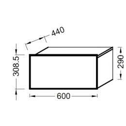 Тумба Jacob Delafon Formilia Standard EB1012-HU-F47, капчучино