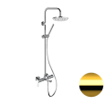Душевая система с изливом Remer Class Line L34X7MMM20DO, золото глянцевое