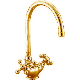 Фото Смеситель для раковины Cisal Arcana AR00052024, золото