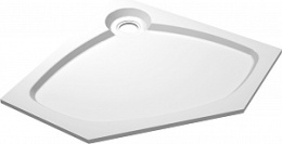 Поддон душевой Cezares Tray TRAY-S-P-100-56-W, 100 х 100 см, белый, из искусственного камня