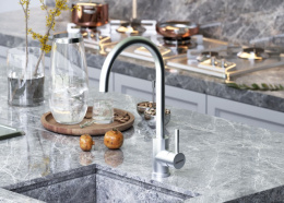 Damixa DX710730000 Merkur, смеситель для кухни с фильтрацией, никель