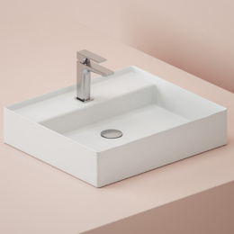 Раковина накладная 55 см ArtCeram Scalino (SCL007 05 00) белый