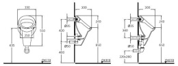 Писсуар автоматический сенсорный Ideal Standard San Remo R381301