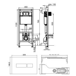 Фото Инсталляционная система SANIT (90.506.93.S002) хром матовый