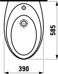 Фото Биде Laufen Alessi 3090.1 подвесное