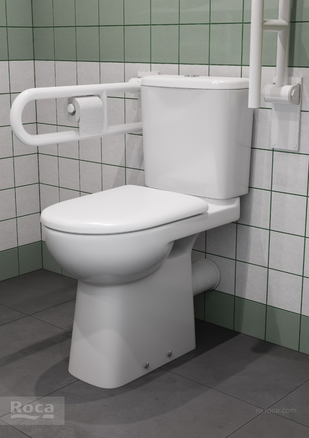 Унитаз для инвалидов Roca Access ZRU9307684 чаша