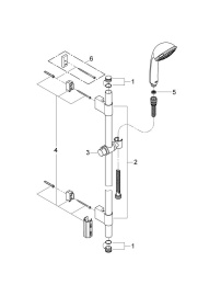Душевой гарнитур Grohe Relexa (28831000) хром