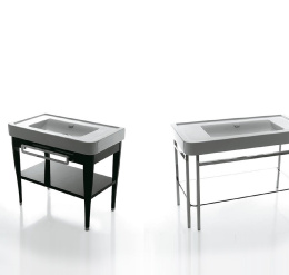 Фото Ceramica CIELO OPERA OPC100 - Раковина для ванной комнаты 100 см (цвет - белый)