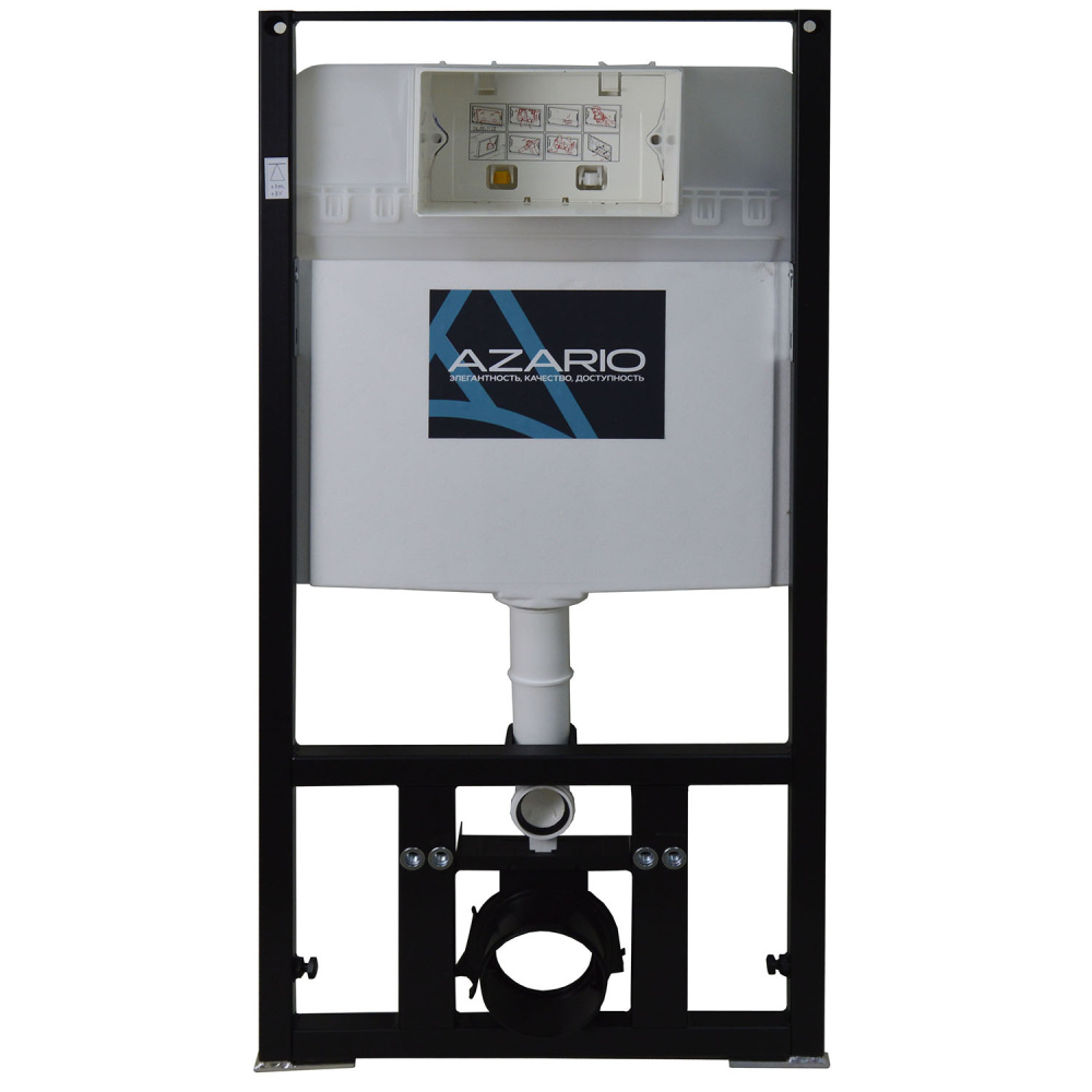 Инсталляция+унитаз Azario (AZ-8010-1000+AZ-0052-UQ) Белый