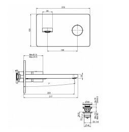 Смеситель для раковины F4201LX5CR FIMA Carlo Frattini Nomos Go