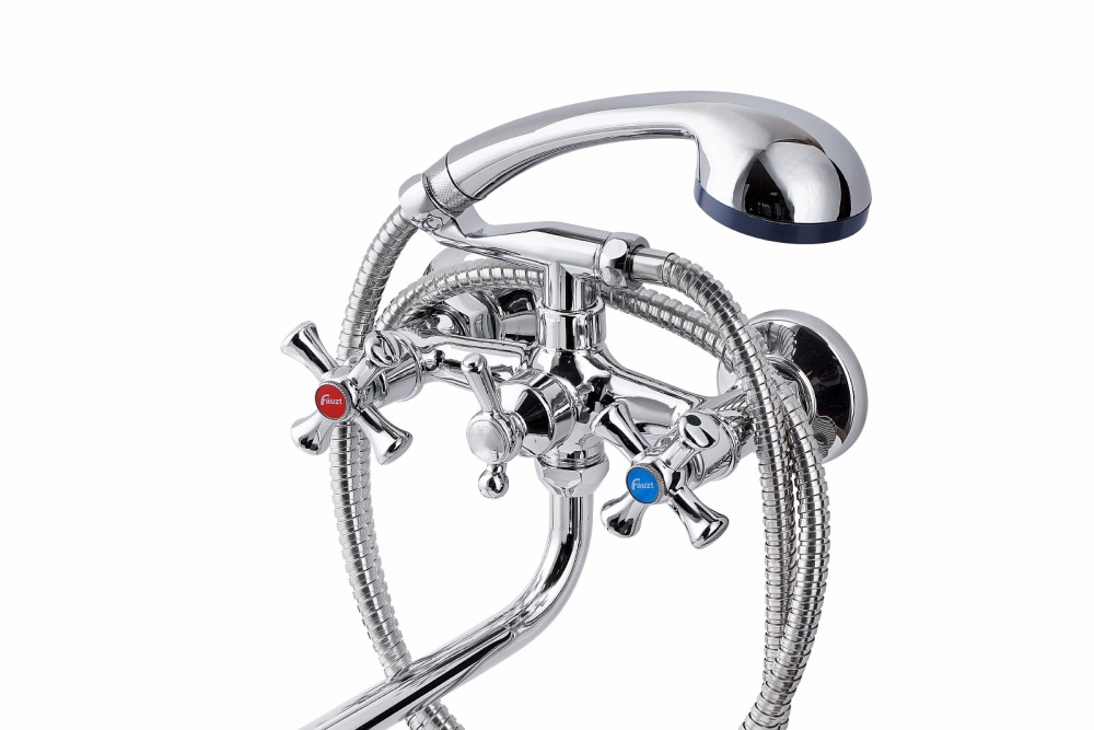 Фото Смеситель для ванны с душем FAUZT FZs-428-07 тип См-ВУДРНШлА