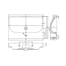 Раковина IFO Grandy 75 RP211750100