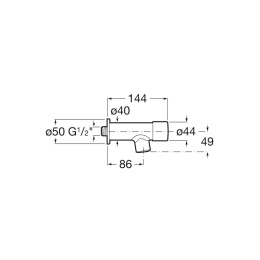 Порционный вентиль для раковины Roca Sprint (5A7824C00) хром