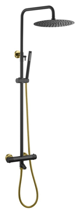 Фото Стойка душевая Boheme Uno (468-T-BG) черный