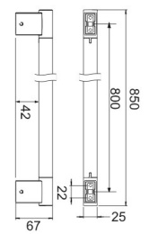 Фото Душевая штанга Keuco Edition 300 54985010800, хром