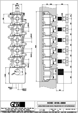 Термостат для ванны Gessi Inciso (58350#031) хром