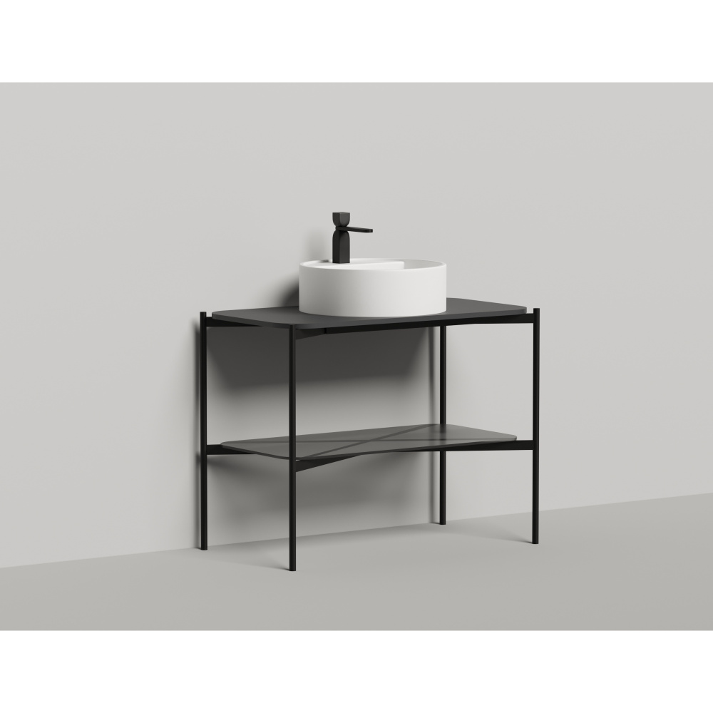 Консоль под раковину Salini Grazia (27G108K) черный