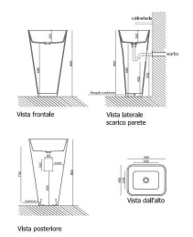 Фото Раковина напольная Galassia Meg11 (5406)
