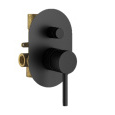 Комплект встраиваемого смесителя для душа Plumberia Selection IXO (KIT1001NO) Черный