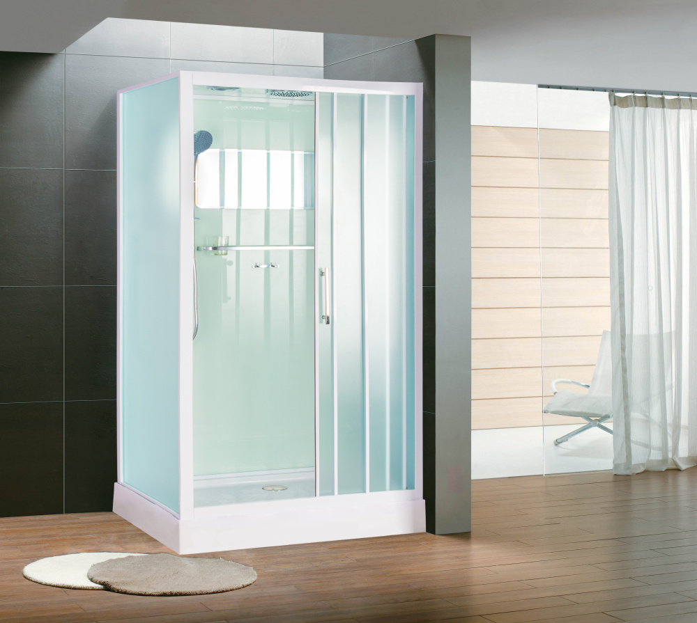 Душевая кабина 90x120x210 Esbano (ESKB3129CKR) белый, Без гидромассажа, Поддон низкий