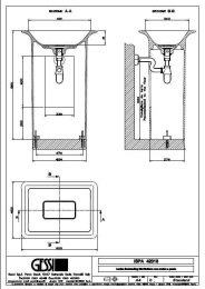 Фото Раковина напольная Gessi Ispa (42010#521) белый, матовый