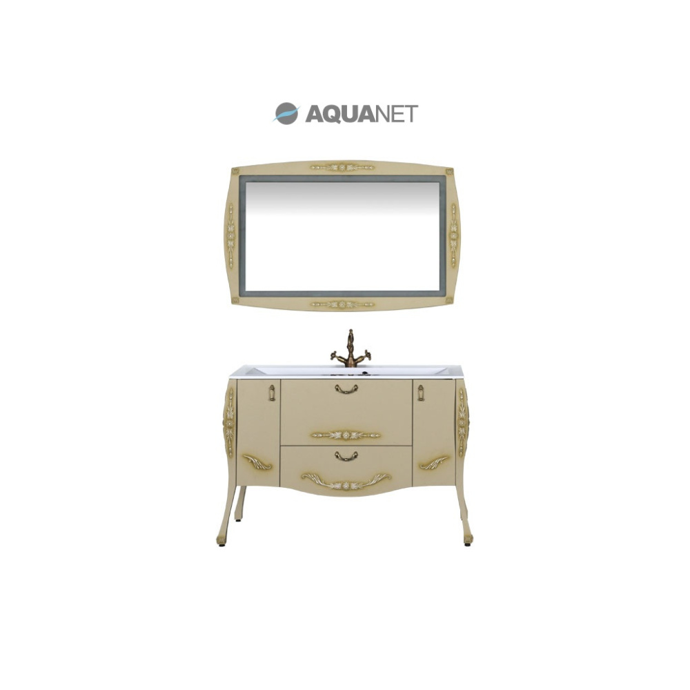 Мебель для ванной Aquanet Виктория 120 олива