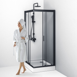 Фото Душевой уголок 100х80 Am.Pm Gem S (W93G-404-100280-BT) черный