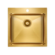 Мойка нерж. сталь KRONER, PM215151-BG, брашированная золото, 510х510мм, Paulmark PM215151-BG
