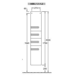 Пенал Villeroy&Boch Joyce B869 01MP