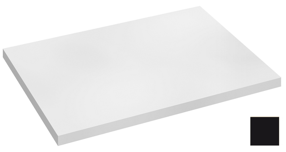 Фото Столешница без выреза под раковину Jacob Delafon Odeon Rive Gauche 60 см, EB2597-M61, цвет чёрный ма