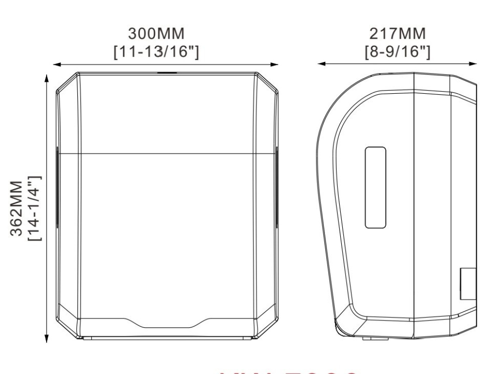 Фото Диспенсер для бумажных полотенец SantiLine SL-8010 автоматический