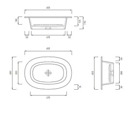 Фото Cielo Karim Amedeo AMLA65 Раковина накладная/встраиваемая (белый)