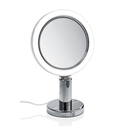 Фото Косметическое зеркало Decor Walther (0117800), с подсветкой, хром