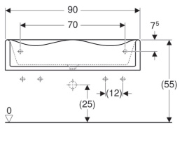 Фото Раковина Geberit Bambini 90 430200016