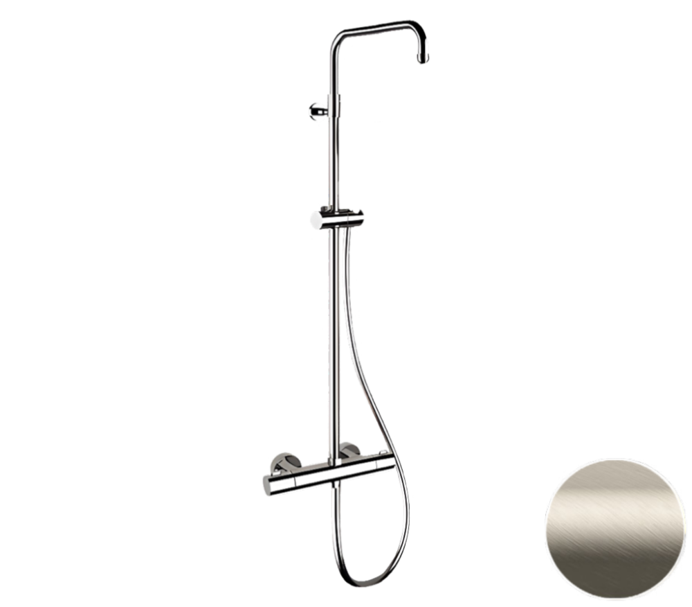Фото Душевая система термостатическая Remer Elegance EQ32ASSDXV, сталь