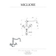 Migliore Princeton plus 18244 Смеситель для кухни, хром